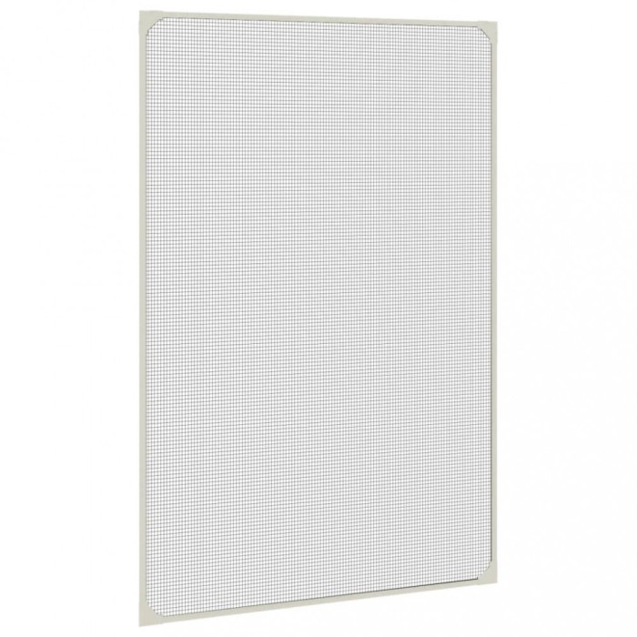 Plasa insecte magnetica pentru ferestre, alb, 80x120 cm