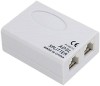 Splitter adaptor pentru cablu telefon, mufa RJ11, o intrare si 2 iesiri - Alb - Dactylion