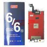 Display LCD Touchscreen cu Rama Apple iPhone 6S Plus Alb, Incell, Bulk
