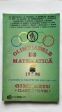 OLIMPIADELE DE MATEMATICĂ 1996 CLASELE VII-VIII
