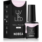 NOBEA UV &amp; LED Nail Polish unghii cu gel folosind UV / lampă cu LED glossy culoare Blushing bride #18 6 ml