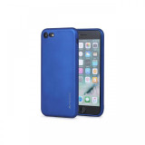 Husa iPhone 7/8/SE2020/SE2022 Meleovo Silicon Soft Slim Blue (aspect mat)