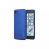 Husa iPhone 7/8/SE2020/SE2022 Meleovo Silicon Soft Slim Blue (aspect mat)