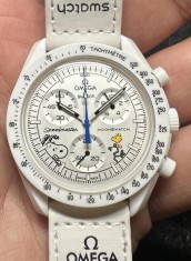 CEAS SWATCH X OMEGA MISSION TO MOON Snoopy`s FAN VERSION White- Chronograf ! 2025