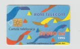 bnk card Cartele telefonice - Romania Romtelecom 1995 - Abstract Design 1995 - Col:RO-ROM-0010F
