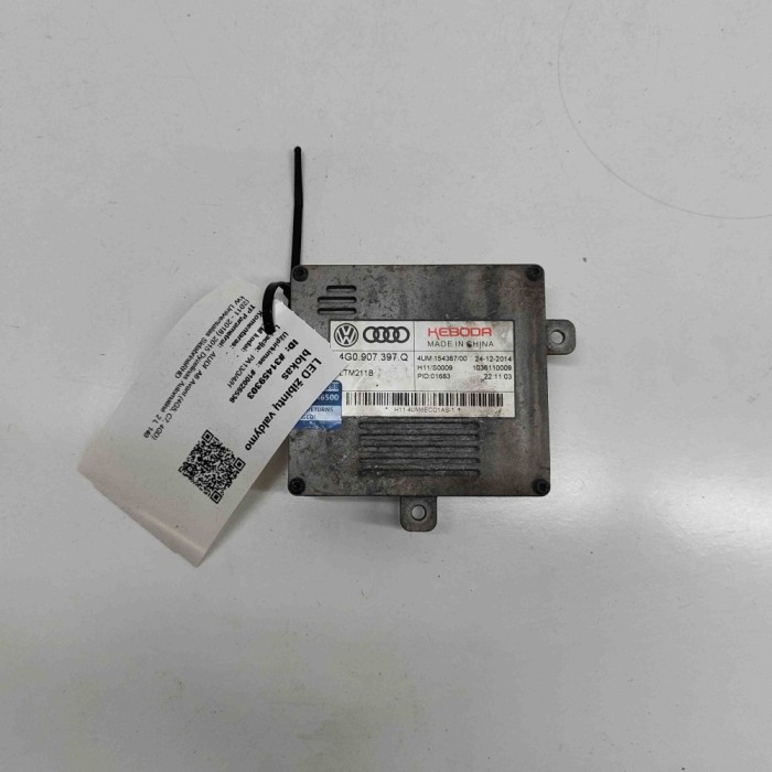 Unitate de control lumini LED AUDI A6 Avant 4G5, C7, 4GD 2015 OEM: 4G0907397Q,1036110009 31459303