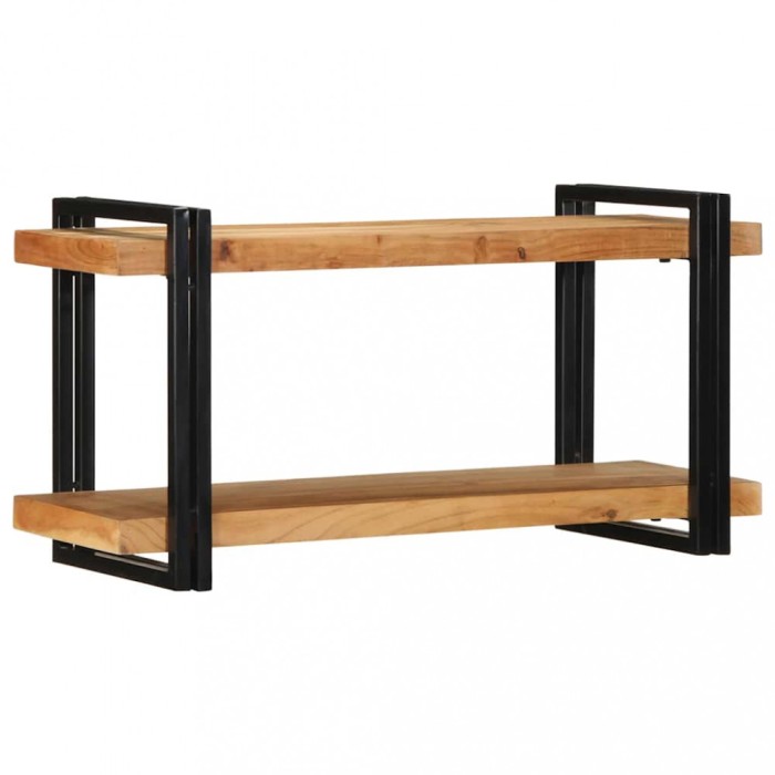 vidaXL Raft de perete 90x33x45 cm din lemn masiv de salc&acirc;m 4017487