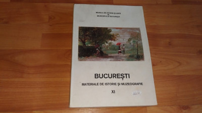 BUCURESTI -MATERIALE DE ISTORIE SI MUZEOGRAFIE-XI -ADRIAN-SILVAN IONESCU foto