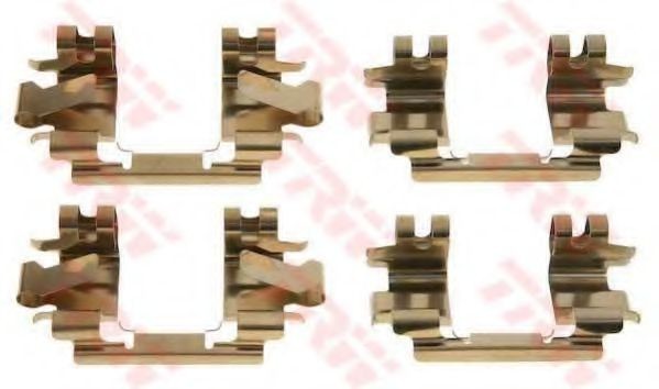 Set accesorii, placute frana HONDA JAZZ II (GD) (2002 - 2008) TRW PFK335