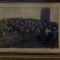 AB FOTO CABINET 223 - ELEVI IN BANCI, IN CLASA CU PROFESORUL - BRAILA -TABLOU