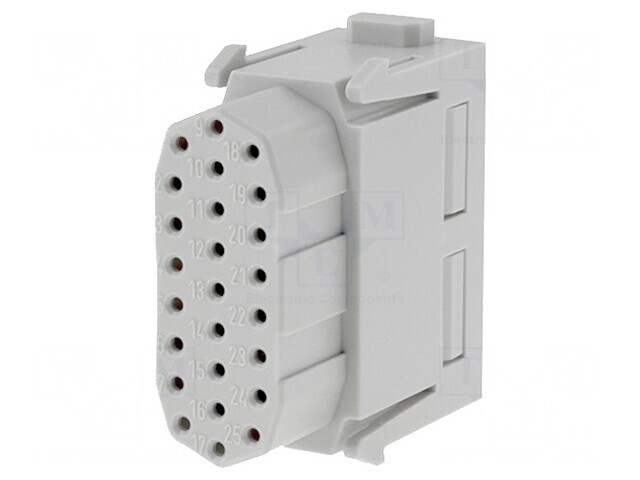 Conector modular Han-Modular&reg; 25 pini fără contacte