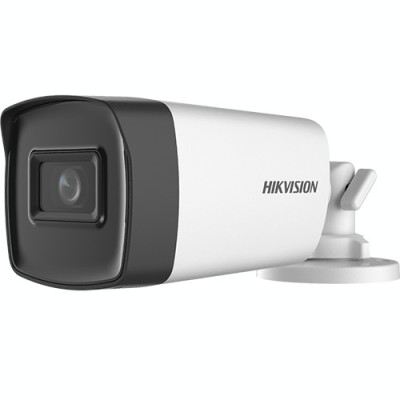 Camera AnalogHD 5MP, lentila 2.8mm, IR 40m, AUDIO integrat - HIKVISION DS-2CE17H0T-IT3FS-2.8mm foto