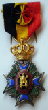 5.228 BELGIA MEDALIA ORDINUL MUTUALITY BELGIUM AWARD CIVIL SERVICE CROSS 1st cls