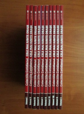 Cele mai iubite orase. Colectiile Cotidianul, seria completa 10 volume foto