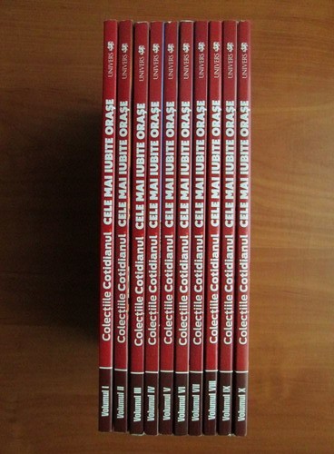 Cele mai iubite orase. Colectiile Cotidianul, seria completa 10 volume