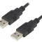 Cablu USB 2.0 USB A Ambele Părți 5m Negru