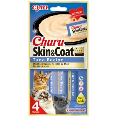 Churu SkinCoat, Recompense Cremoase pentru Pisici cu ton, 4x14g foto