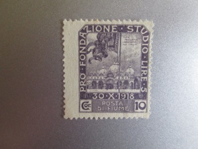 ITALIA POSTA FIUME SERIE NEUZATA=207 foto