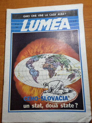 revista lumea 18 iunie 1992 - republica moldova foto