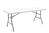 Cumpara ieftin Masa de camping pliabila profesionala Aprilia - singura bucata gri deschis 183x76x74cm