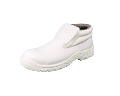 Ghete pentru protectia muncii cu bombeu metalic BTWHITE, marimea 37, Artmas ART603009 foto