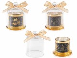 Cumpara ieftin Set 3 lumanari Craciun parfumate &Oslash; 8,5 cm x 11 H