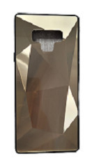 Huse telefon silicon si acril cu textura diamant Samsung Note 9 , Auriu foto