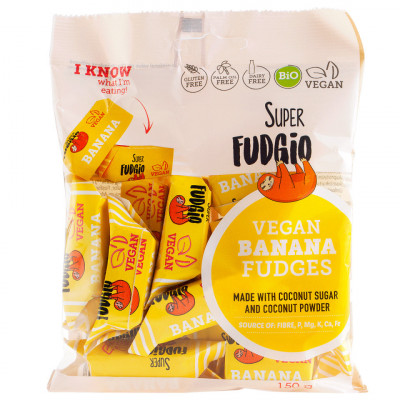 Caramele eco - aroma banane 150g Super Fudgio foto