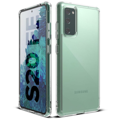 Husa Plastic - TPU Ringke Fusion pentru Samsung Galaxy S20 FE G780, Transparenta FSSG0088 foto