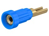 Conector soclu 1mm albastru 20A cu izolație
