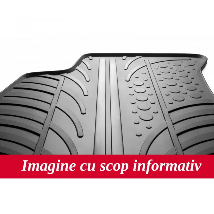 Set covorase auto din cauciuc BMW X5 (E70) 2006-2012, Negru, Gledring, 4 buc. AutoDrive ProParts