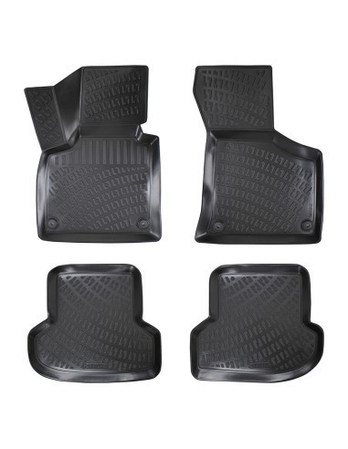 Set covorase auto din cauciuc tip tavita pentru Audi A3 (Typ 8P) II 2003-2013