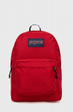 Cumpara ieftin Jansport rucsac culoarea rosu, mare, neted