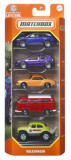 MATCHBOX SET 5 MASINUTE METALICE MBX VOLKSWAGEN SCARA 1:64 SuperHeroes ToysZone, Mattel