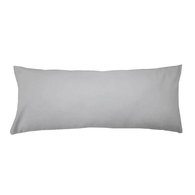 Perna cervicala dreptunghiulara, 50 x 20cm, plina cu Puf Mania Relax, culoare gri