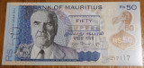50 rupees 2013, Mauritius, UNC
