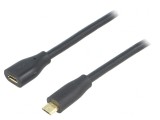 Cablu USB 2.0 Micro USB B 1m Negru, Logilink