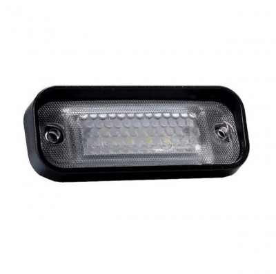 Lampa numar inmatriculare RapidAuto 99OT016E, 12/24V; intact; dreptunghiular; LED; Latime: 82 mm; Inaltime: 32 mm; Adancime: 13 mm; foto