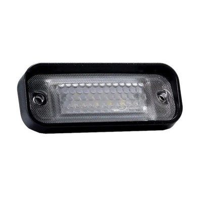 Lampa numar inmatriculare RapidAuto 99OT016E, 12/24V; intact; dreptunghiular; LED; Latime: 82 mm; Inaltime: 32 mm; Adancime: 13 mm; foto