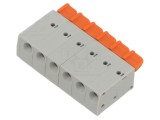 Conector PCB AMPHENOL ANYTEK GB0010618000G Regletă Terminal 6A 6 pini