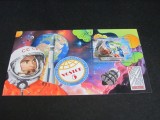 Bloc Filatelic Gabon 2023 &ndash; Cosmonaut Vostok 5, Program Spațial Sovietic,, Spatiu, Stampilat