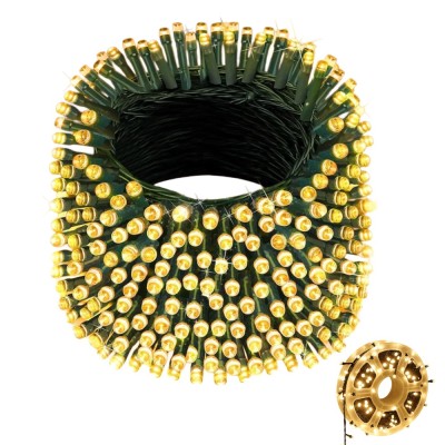 Ghirlanda luminoasa Timeless Tools, 360 leduri, 8 moduri iluminare, IP44, 6 W, 39 m, Alb cald foto