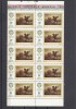 ROMANIA 1968 LP 673 A XV- a ADUNARE TRIENALA DE VANATOARE- MAMAIA BLOC DE 10 MNH, Nestampilat