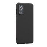 Husa compatibila cu samsung galaxy m52, matte efect, camera ultra safe, htpmag, black
