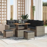 VidaXL Set de canapele pentru grădină Manual 8 pcs Gri 90 x 55 x 71 cm