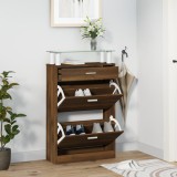 VidaXL Pantofar, stejar maro, 63x24x104 cm, lemn prelucrat