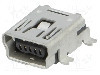 Conector USB B mini, {{Montare mecanica}}, CONNFLY - DS1104-BN0SR foto