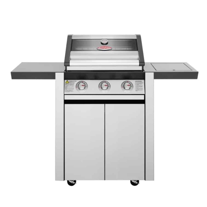 Gratar pe gaz 3 arzatoare - butelie/retea Discovery 1600S, BeefEater Essential GrillCooking