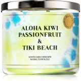 Bath &amp; Body Works Aloha Kiwi Passionfruit &amp; Tiki Beach lum&acirc;nare parfumată 411 g