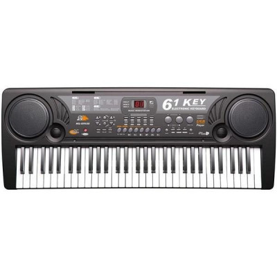 Orga electronica 61 de clape MQ-809 cu microfon si citire USB / MP3 foto